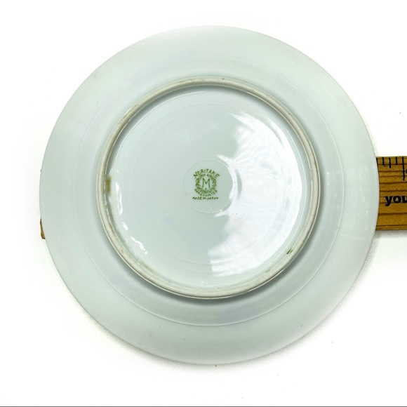 Vintage Noritake Hand Painted Gold and White Dessert Plate 6.5” - Picture 5 of 6